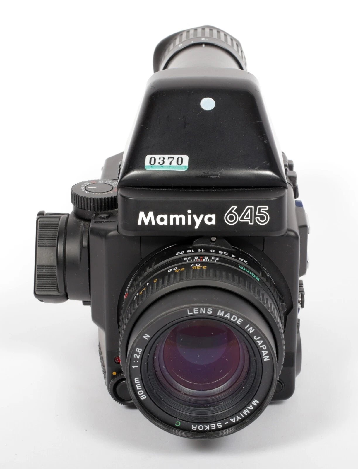 Mamiya M645 Super 6X4.5 medium format camera w/ 80mm lens +